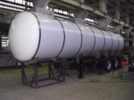 Цистерны несущей конструкции на подкатной тележке для перевозки пищевых жидкостей объемом от 20 000 до 32 000 литров